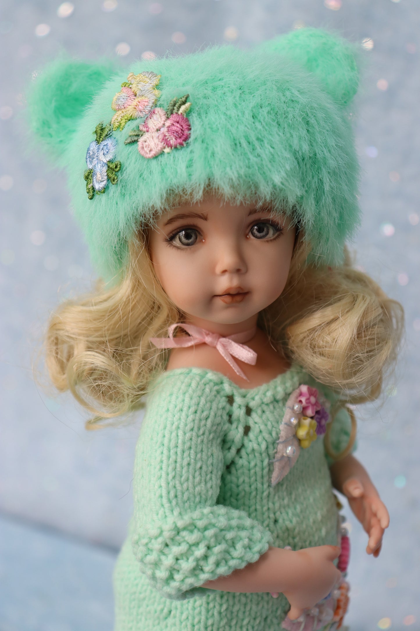 Portrait #1 - OOAK - 11" Porcelain Doll - from Dianna Effner mold - MAFD