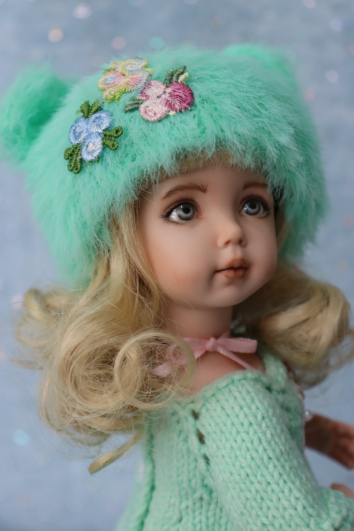 Portrait #1 - OOAK - 11" Porcelain Doll - from Dianna Effner mold - MAFD