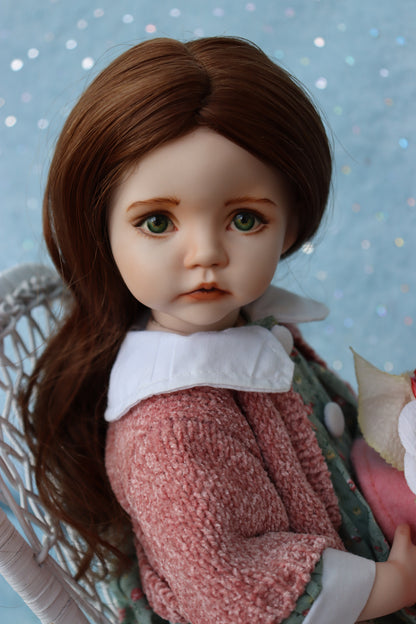 Molly - OOAK - 14" - Porcelain Doll - from Dianna Effner mold Expressions- MAFD