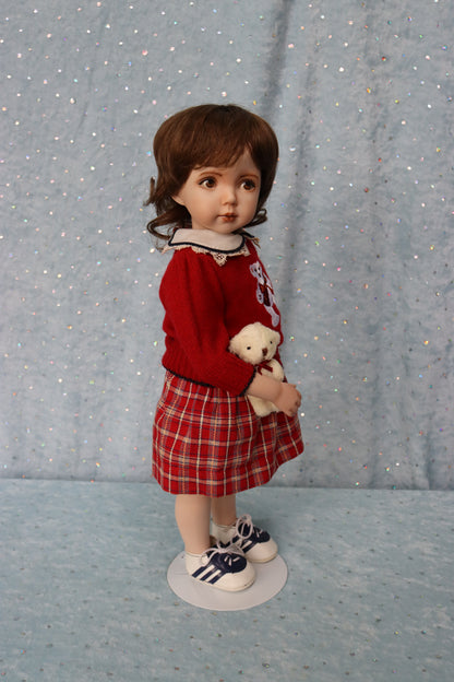 Portrait # 1 - OOAK - 14" - Porcelain Doll - from Dianna Effner mold - MAFD