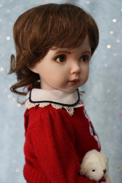 Portrait # 1 - OOAK - 14" - Porcelain Doll - from Dianna Effner mold - MAFD