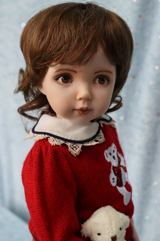 Portrait # 1 - OOAK - 14" - Porcelain Doll - from Dianna Effner mold - MAFD