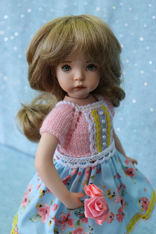 Jenny 1 - OOAK - 11" Porcelain Doll - from Dianna Effner mold Expressions - MAFD