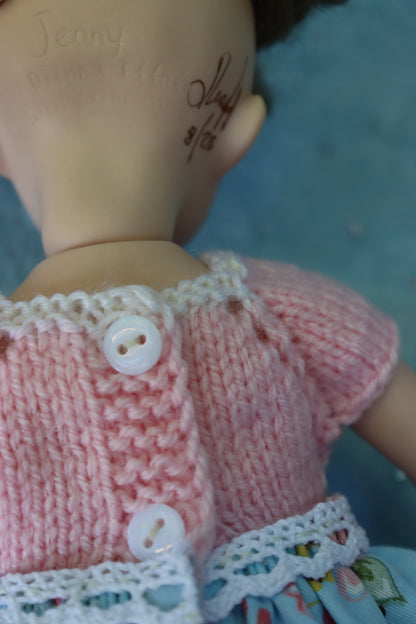 Jenny 1 - OOAK - 11" Porcelain Doll - from Dianna Effner mold Expressions - MAFD