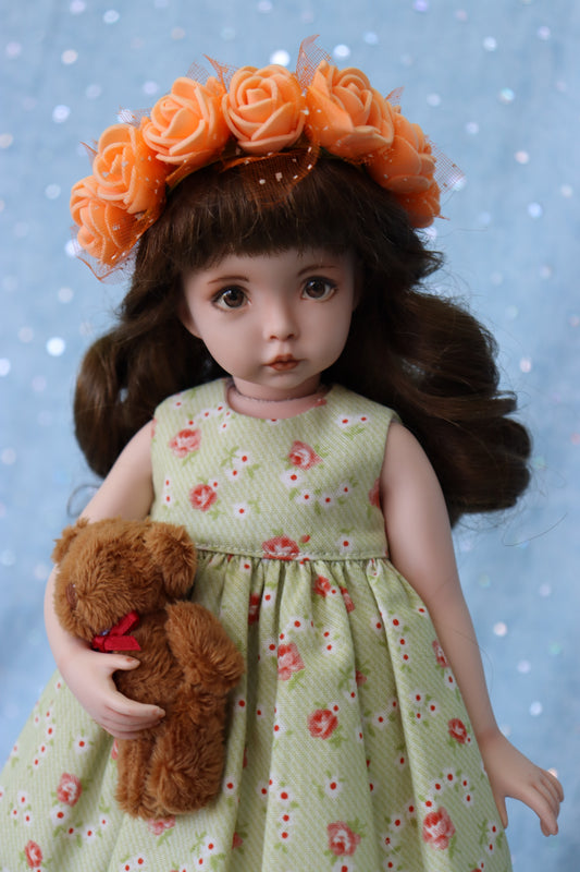 Emily- OOAK - 11" Porcelain Doll - from Dianna Effner mold Expressions - MAFD