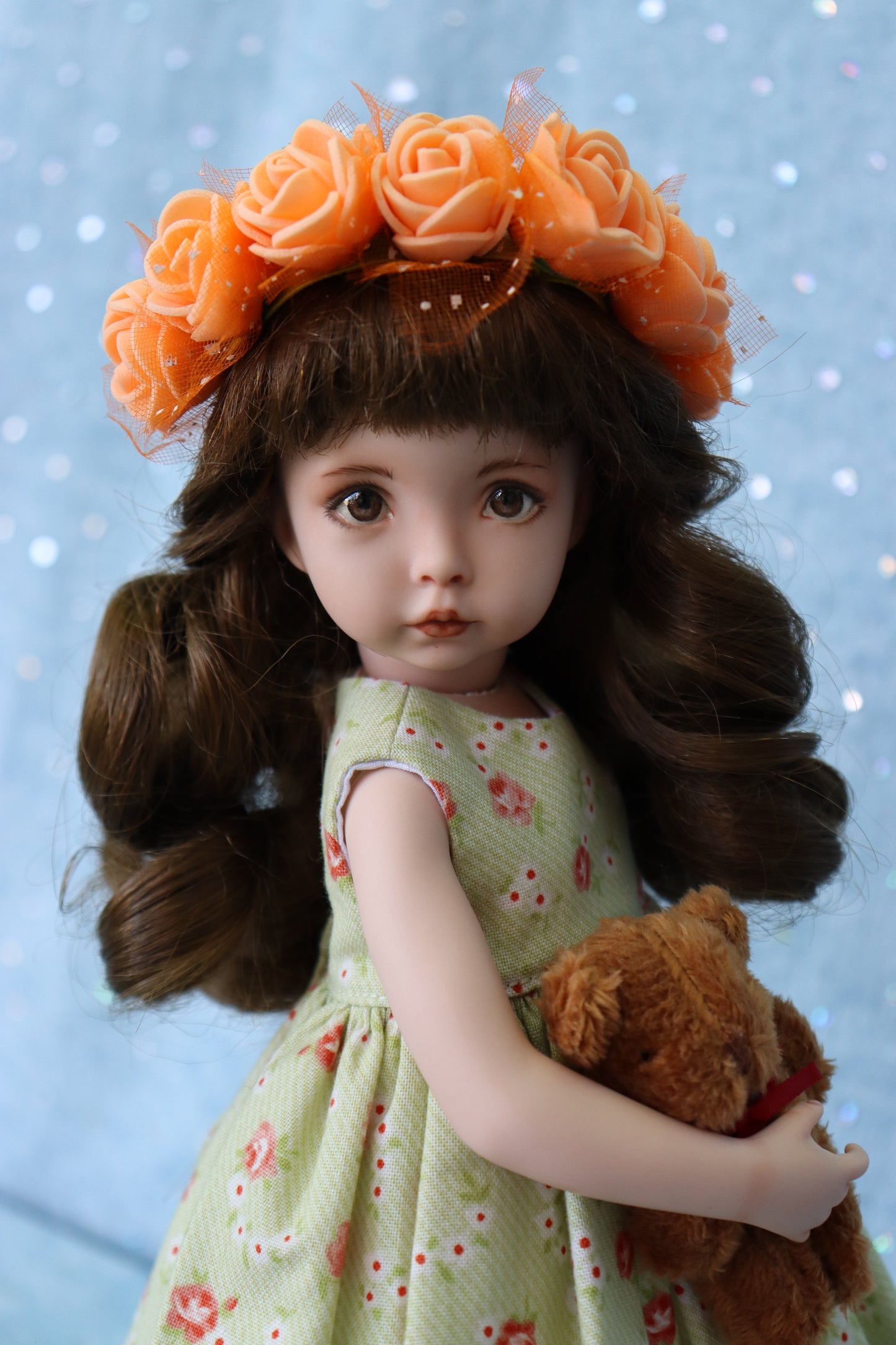 Emily- OOAK - 11" Porcelain Doll - from Dianna Effner mold Expressions - MAFD