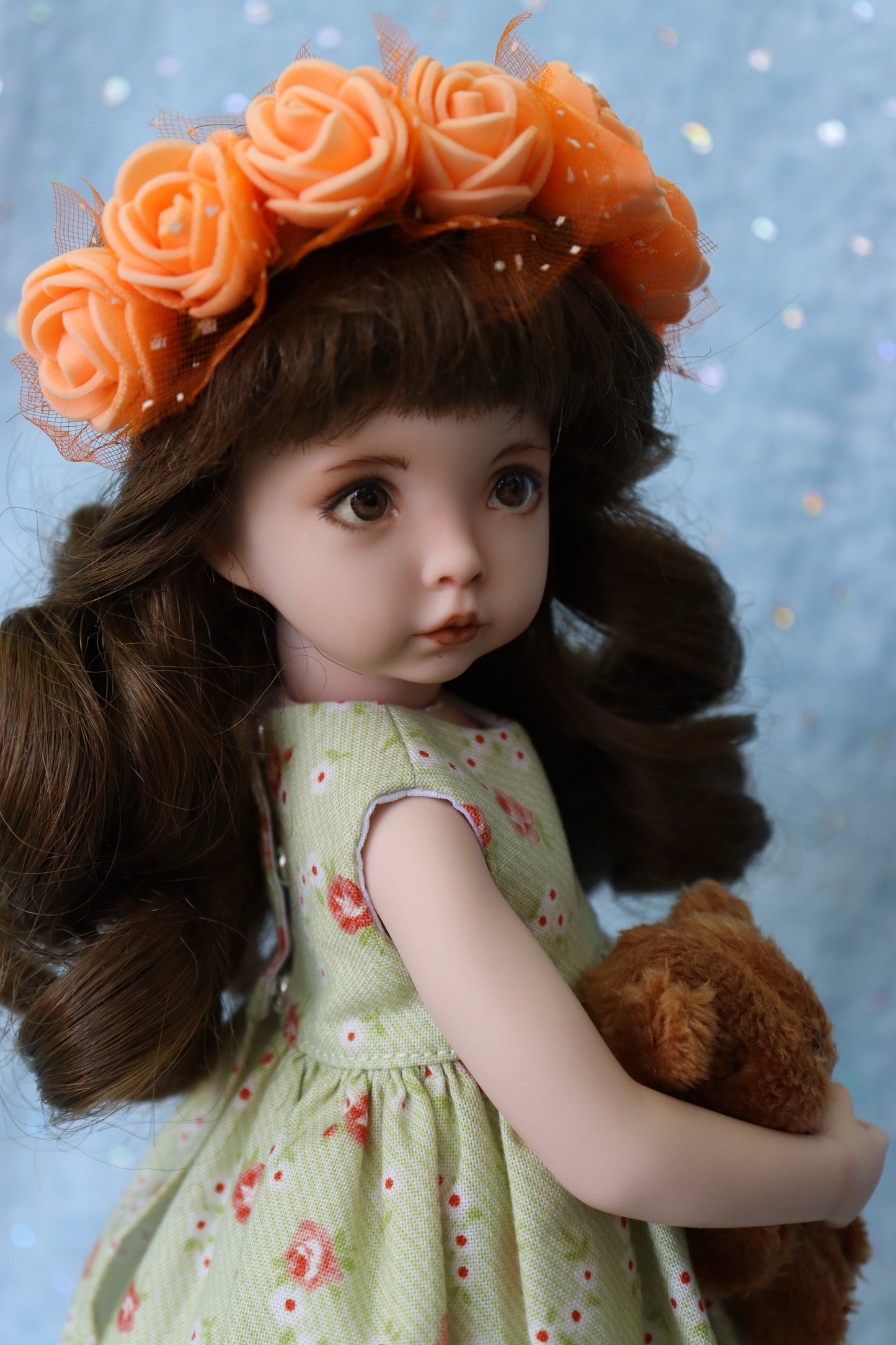 Emily- OOAK - 11" Porcelain Doll - from Dianna Effner mold Expressions - MAFD