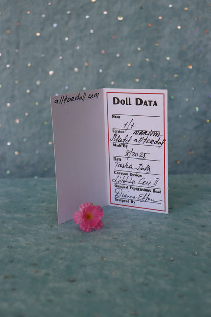 Little Lou II - OOAK - 11" Porcelain Doll - from Dianna Effner mold - MAFD