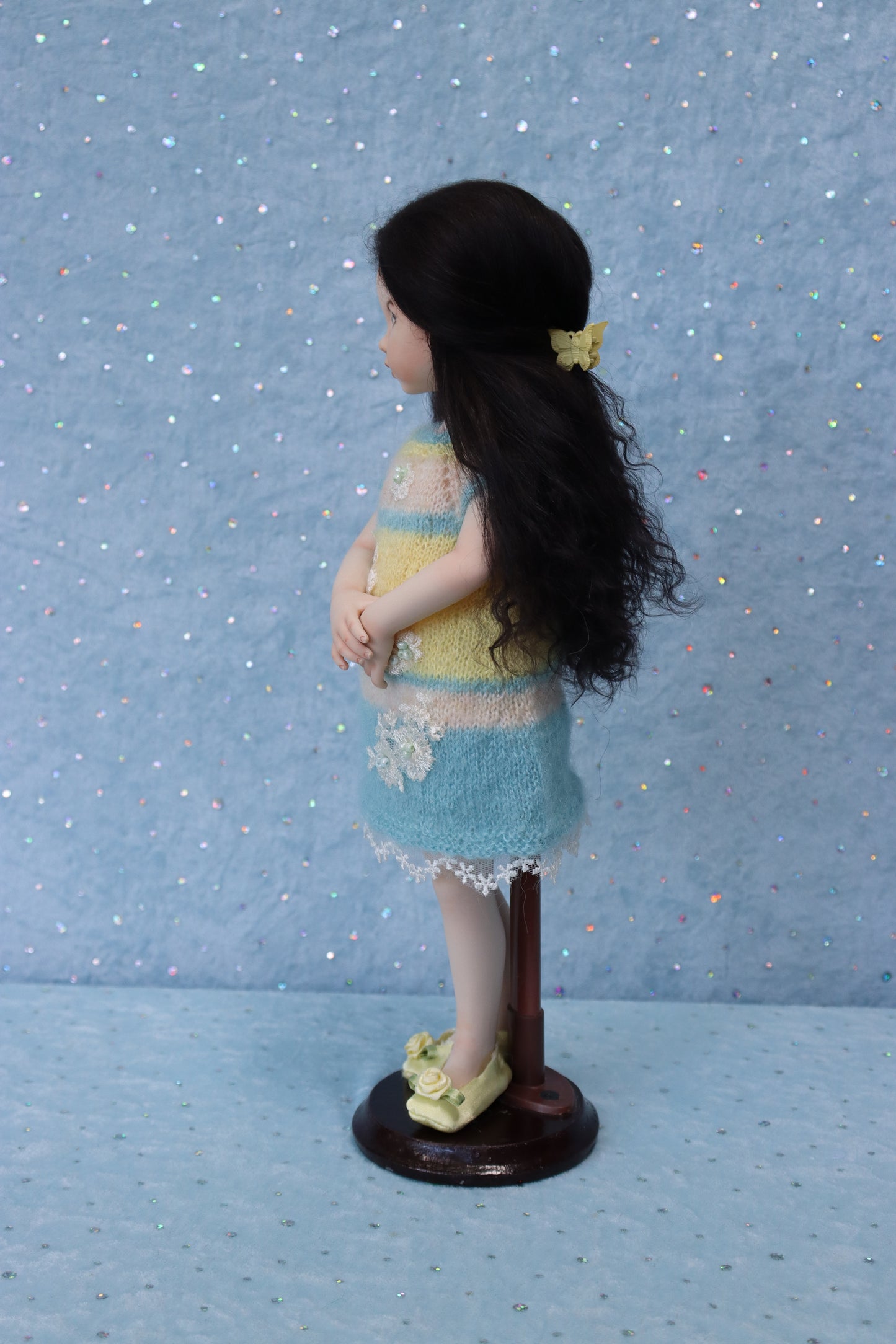 Madeline - OOAK - 12" Porcelain Doll - from Dianna Effner mold - MAFD