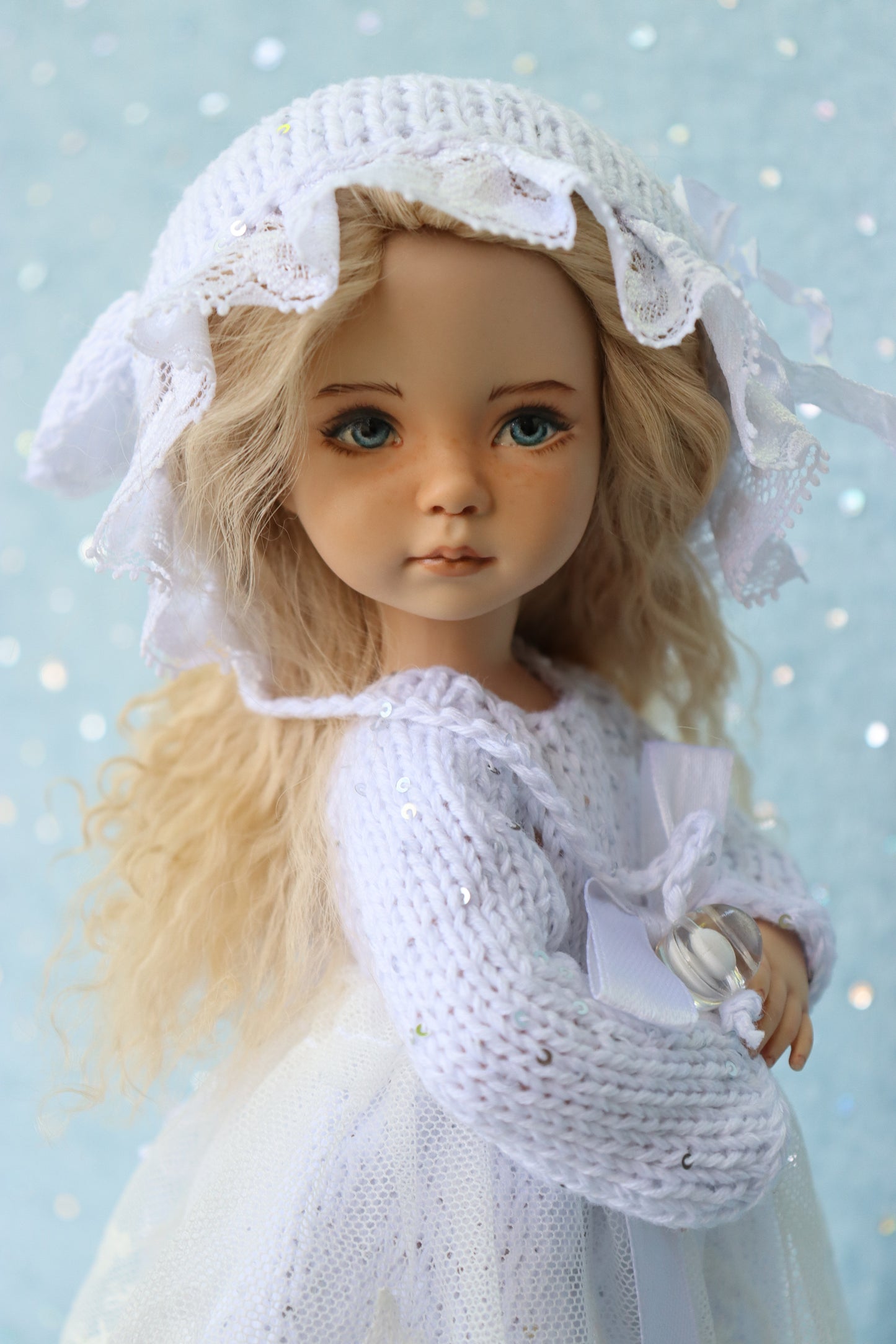 Little Darling #1 - OOAK - 11" Porcelain Doll - from Dianna Effner mold - MAFD