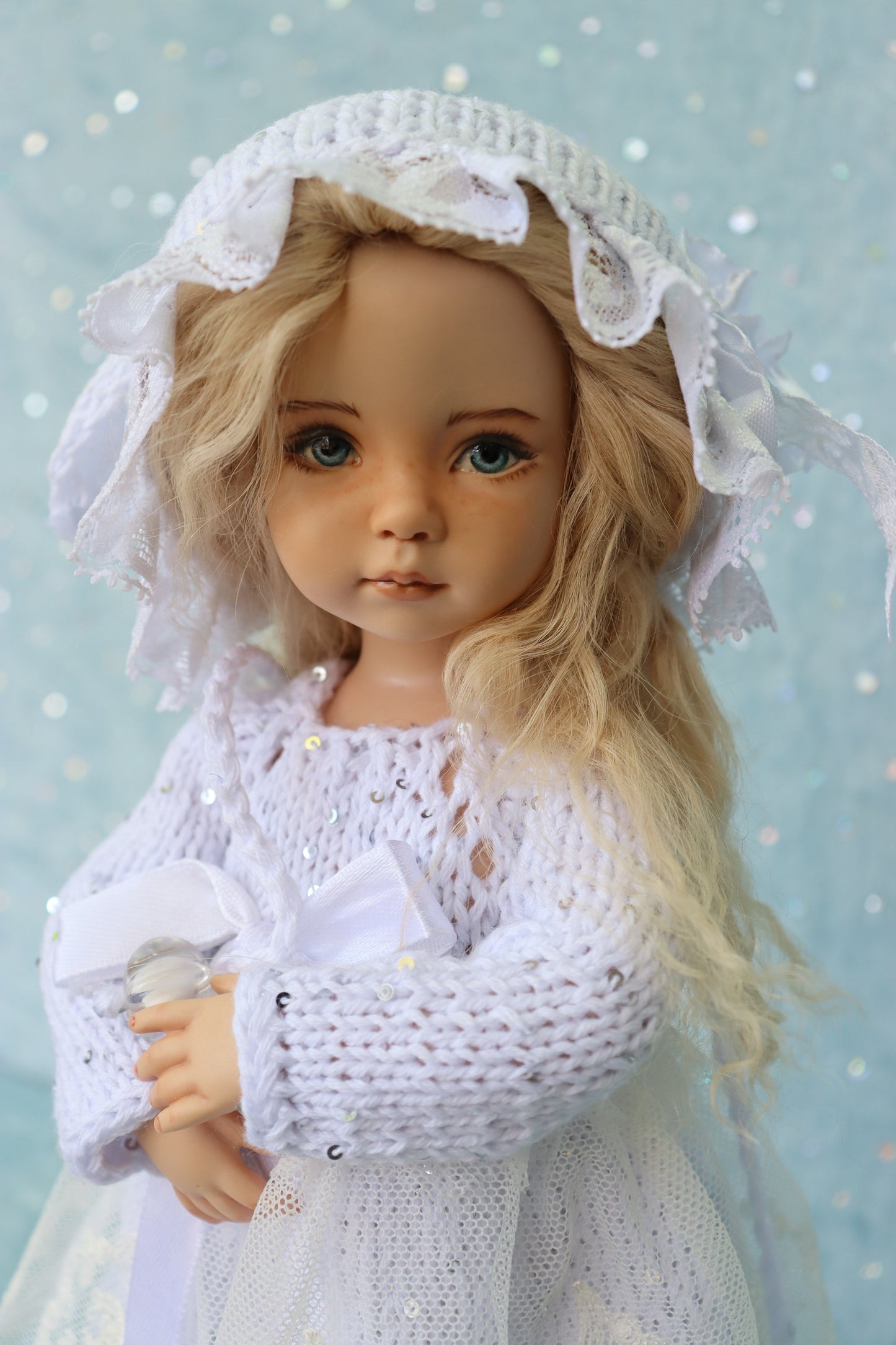 Little Darling #1 - OOAK - 11" Porcelain Doll - from Dianna Effner mold - MAFD