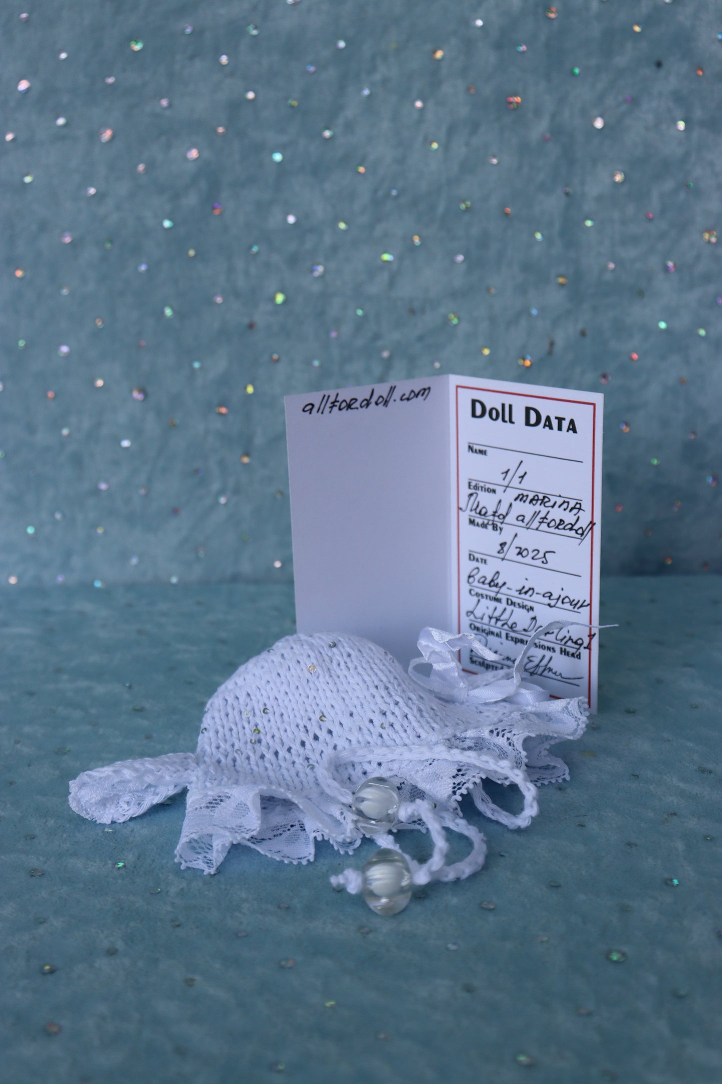 Little Darling #1 - OOAK - 11" Porcelain Doll - from Dianna Effner mold - MAFD