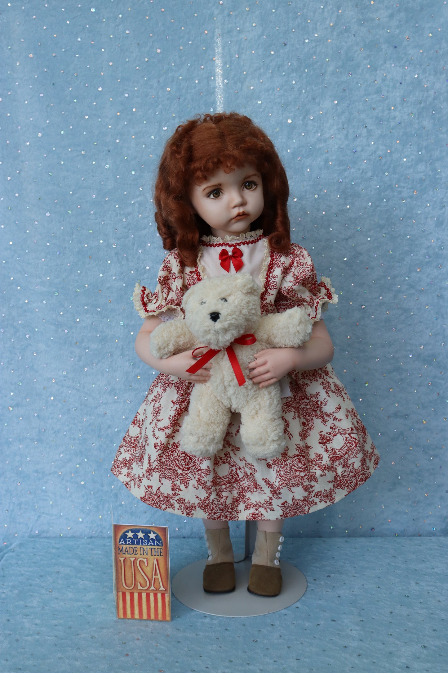 Molly - OOAK - 20" - Porcelain Doll - from Dianna Effner mold Expressions- MAFD