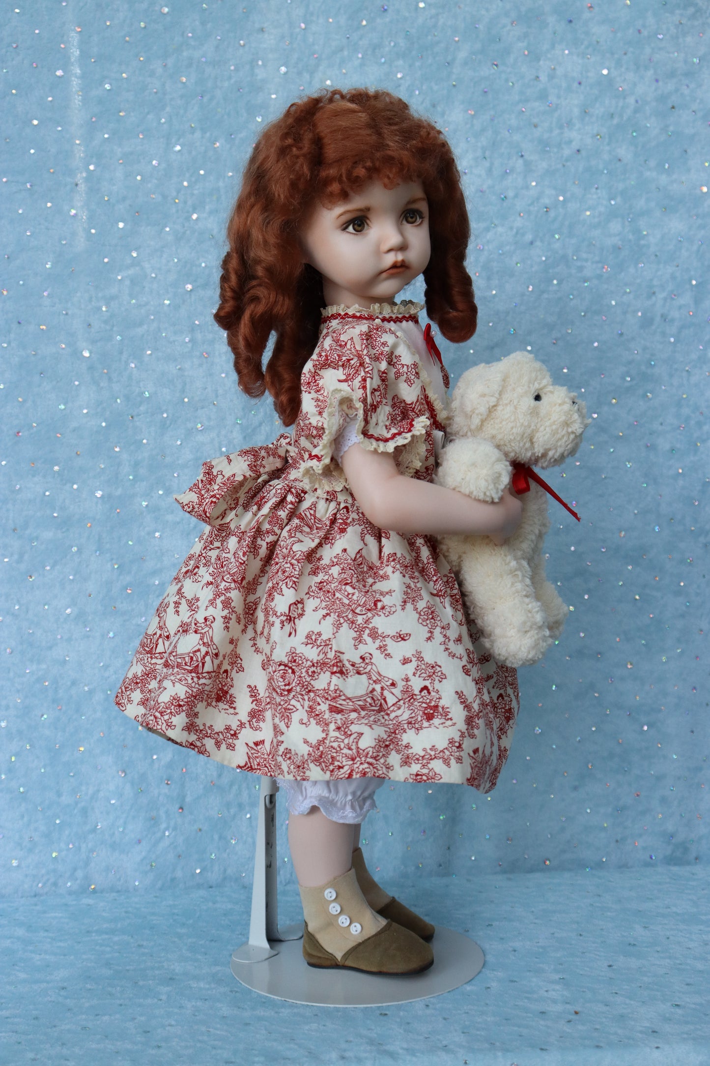 Molly - OOAK - 20" - Porcelain Doll - from Dianna Effner mold Expressions- MAFD