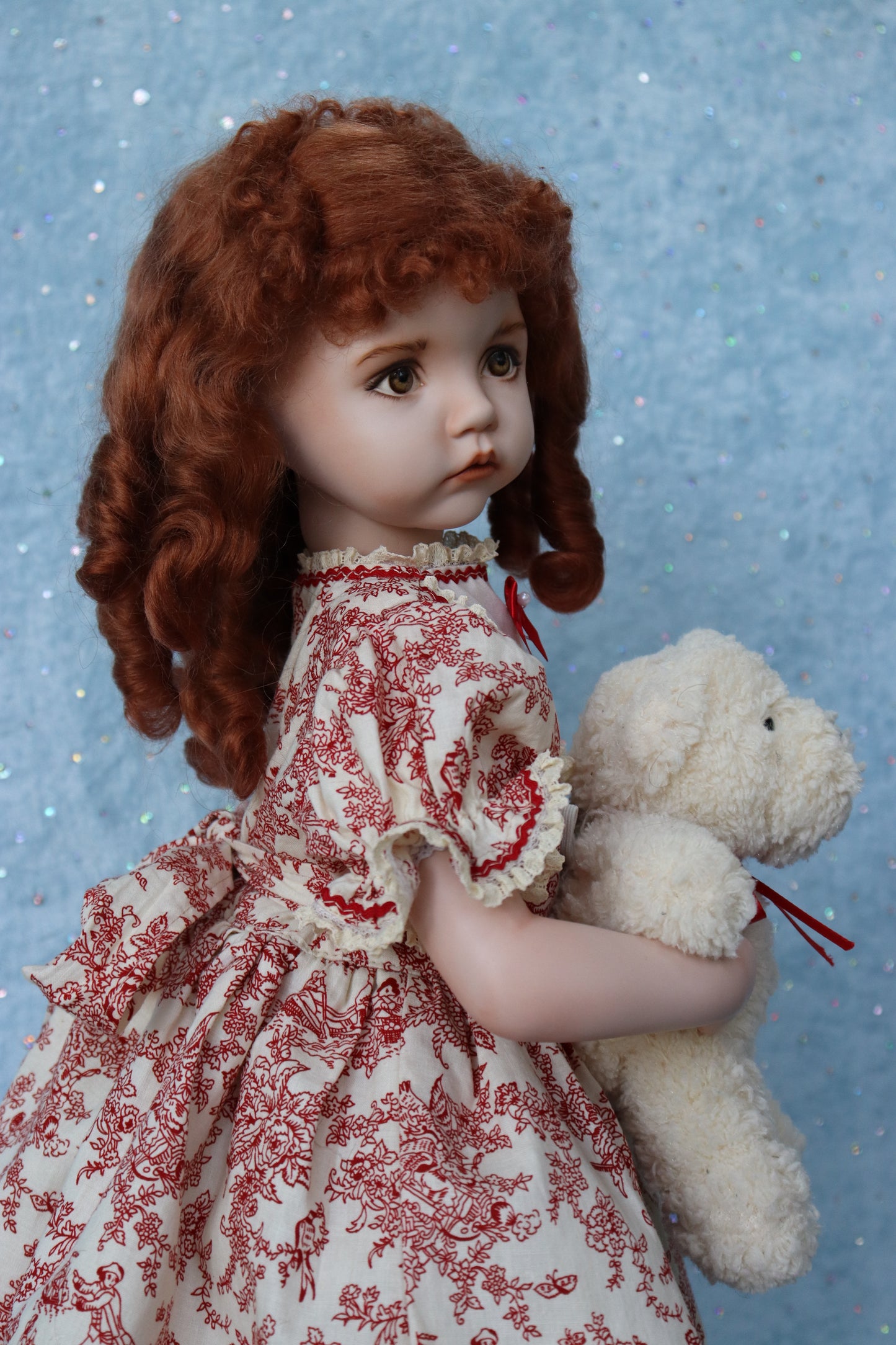Molly - OOAK - 20" - Porcelain Doll - from Dianna Effner mold Expressions- MAFD