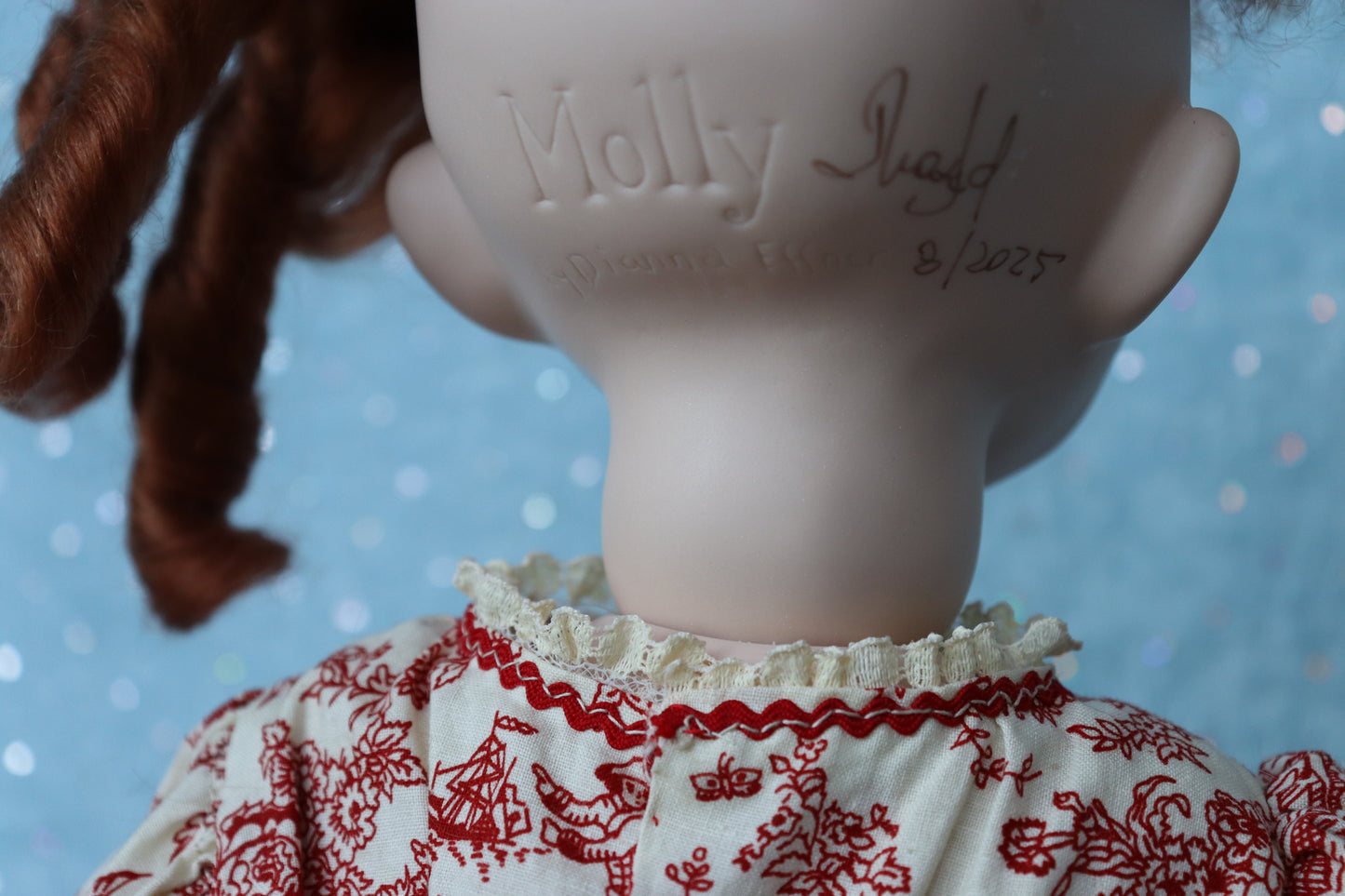 Molly - OOAK - 20" - Porcelain Doll - from Dianna Effner mold Expressions- MAFD