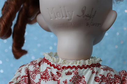 Molly - OOAK - 20" - Porcelain Doll - from Dianna Effner mold Expressions- MAFD