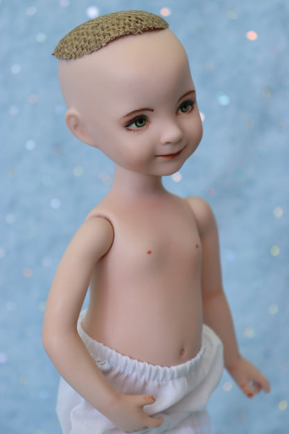 Little Darling #3- OOAK - 11" nude Porcelain Doll -from Dianna Effner mold- MAFD