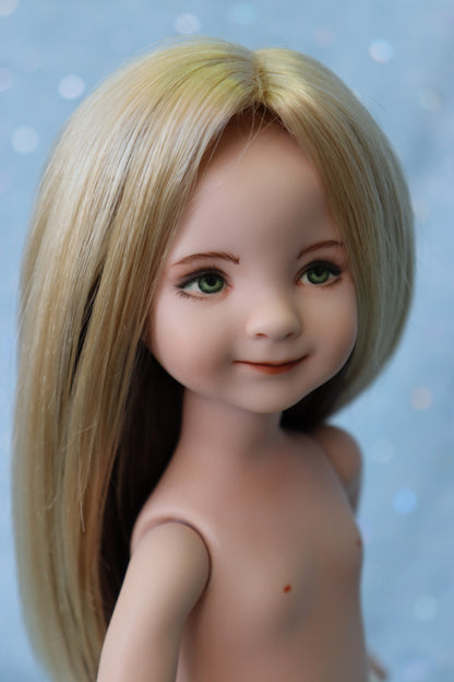 Little Darling #3- OOAK - 11" nude Porcelain Doll -from Dianna Effner mold- MAFD