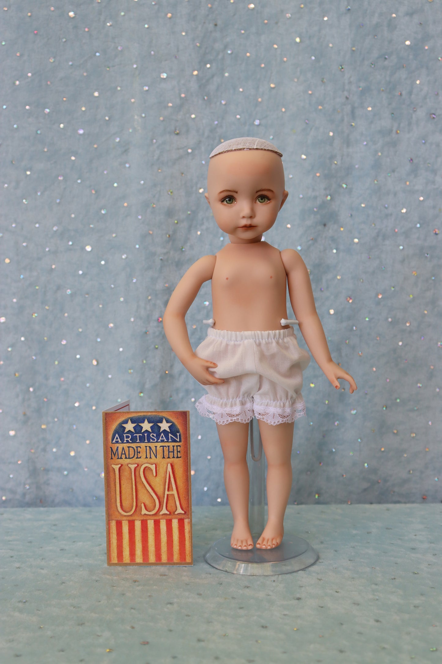 Kayla - OOAK - 11" nude Porcelain Doll -from Dianna Effner mold Expression- MAFD