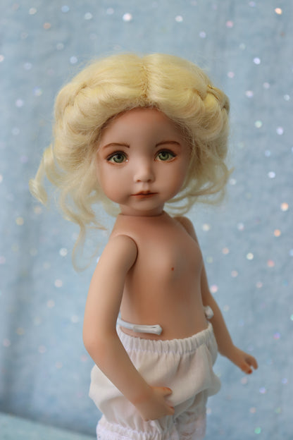 Kayla - OOAK - 11" nude Porcelain Doll -from Dianna Effner mold Expression- MAFD