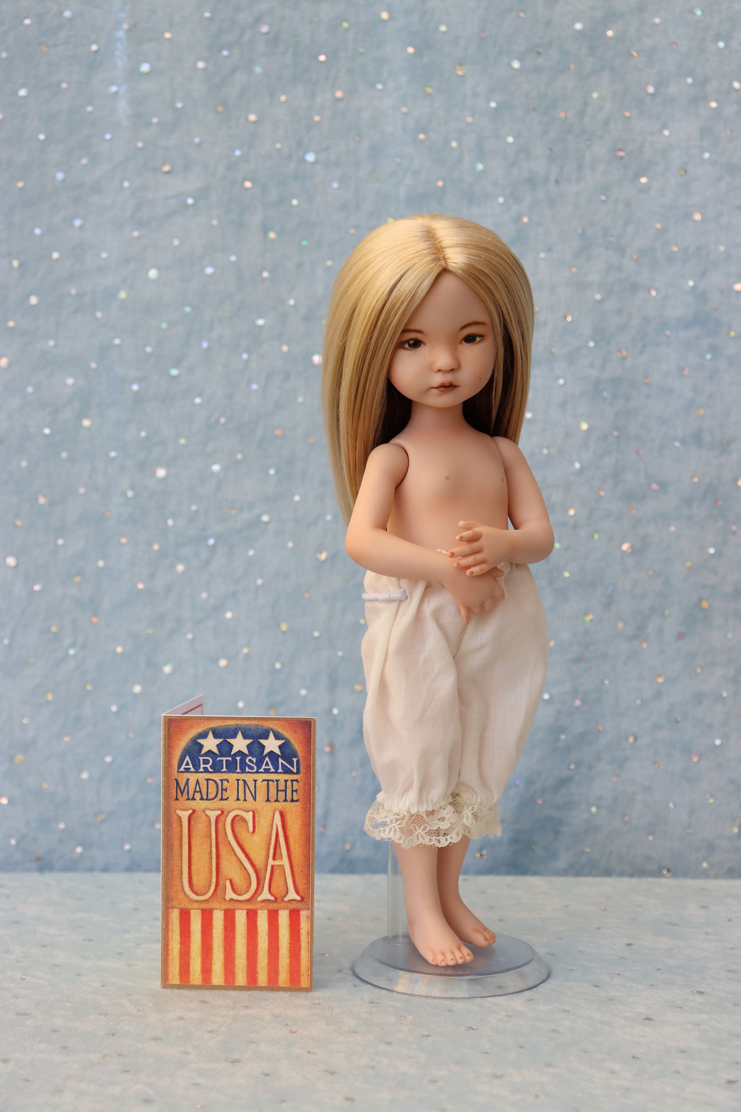 Little Darling #2 - OOAK - 11" nude Porcelain Doll - from Dianna Effner Expressions mold - MAFD