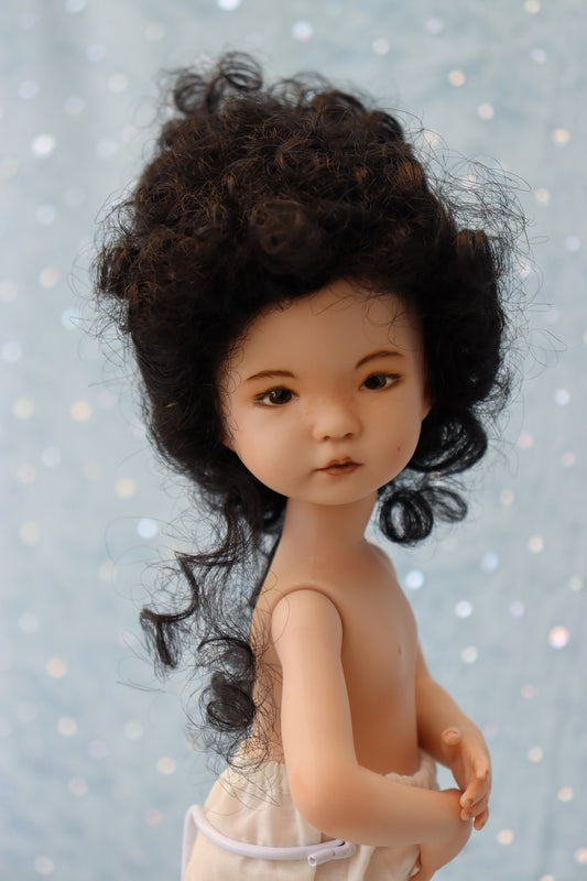 Little Darling #2 - OOAK - 11" nude Porcelain Doll - from Dianna Effner Expressions mold - MAFD