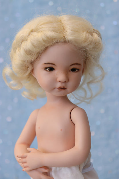 Little Darling #2 - OOAK - 11" nude Porcelain Doll - from Dianna Effner Expressions mold - MAFD