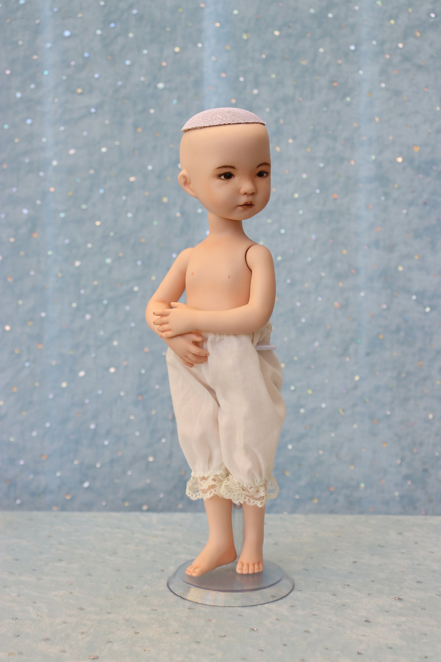Little Darling #2 - OOAK - 11" nude Porcelain Doll - from Dianna Effner Expressions mold - MAFD
