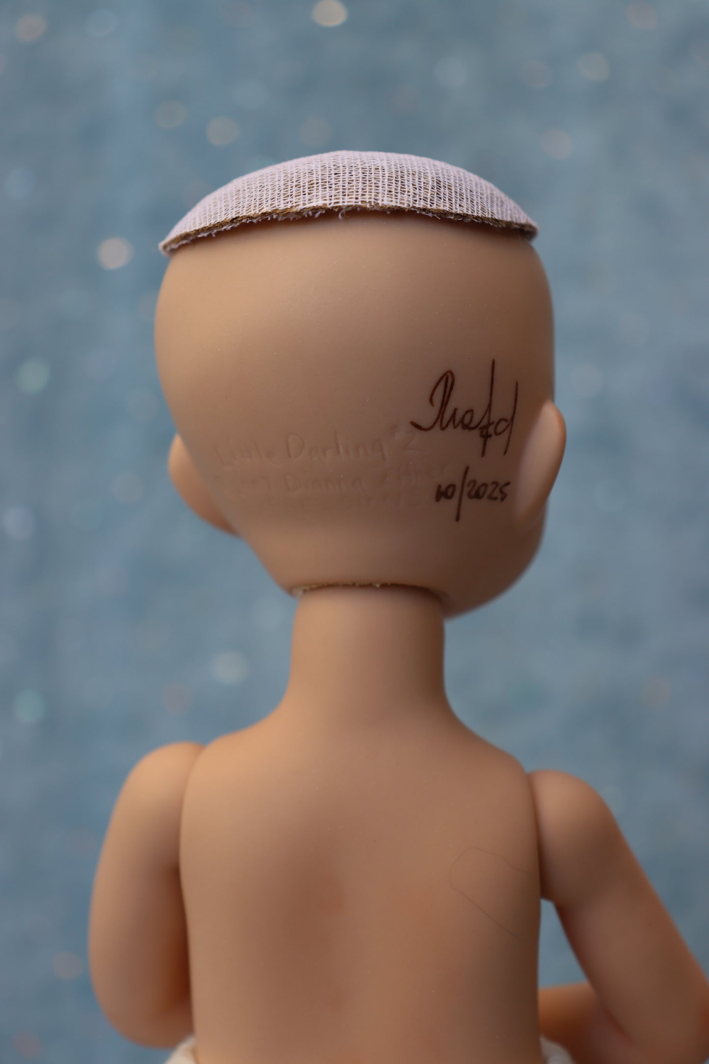 Little Darling #2 - OOAK - 11" nude Porcelain Doll - from Dianna Effner Expressions mold - MAFD