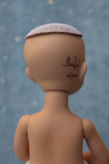 Little Darling #2 - OOAK - 11" nude Porcelain Doll - from Dianna Effner Expressions mold - MAFD