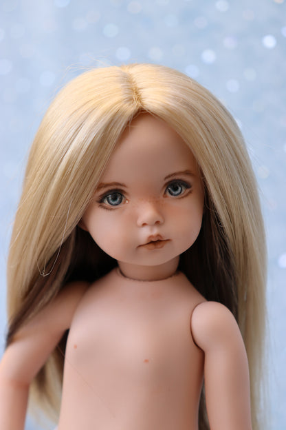 Little Lou - OOAK - 11" nude Porcelain Doll - from Dianna Effner Expressions mold - MAFD