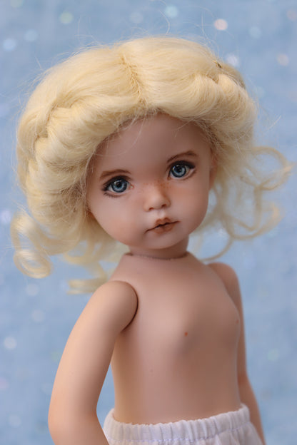 Little Lou - OOAK - 11" nude Porcelain Doll - from Dianna Effner Expressions mold - MAFD