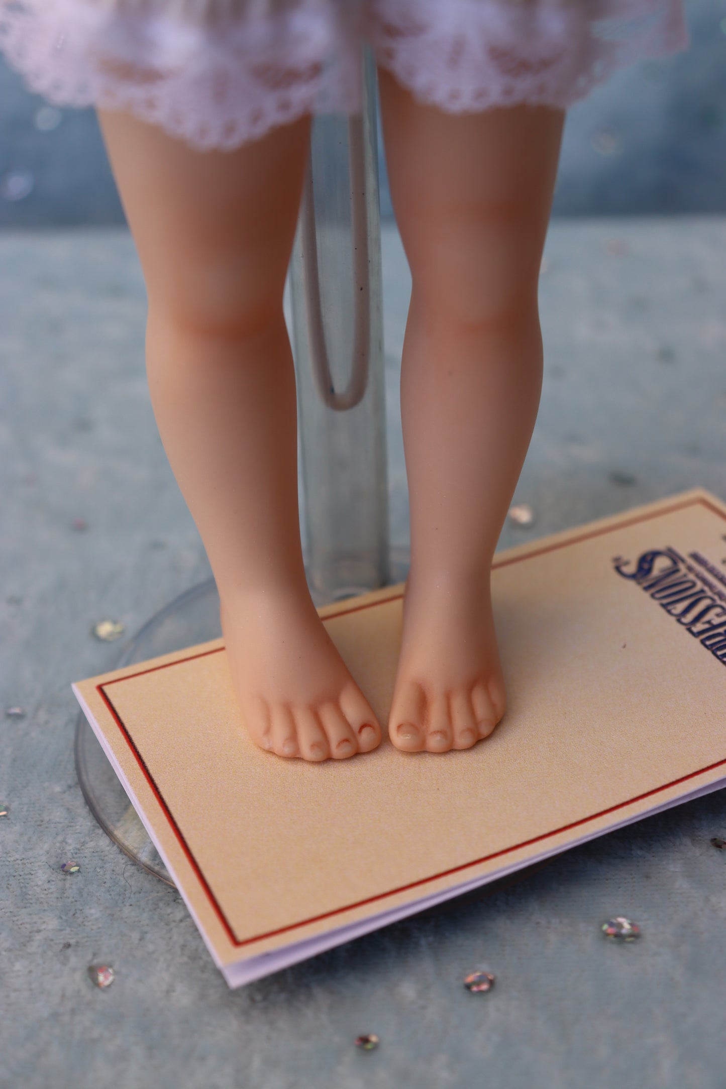 Little Lou - OOAK - 11" nude Porcelain Doll - from Dianna Effner Expressions mold - MAFD