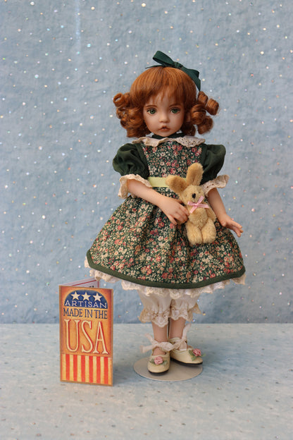 Nicole - OOAK - 12" Porcelain Doll - from Dianna Effner Expressions mold - MAFD