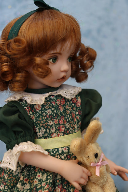 Nicole - OOAK - 12" Porcelain Doll - from Dianna Effner Expressions mold - MAFD