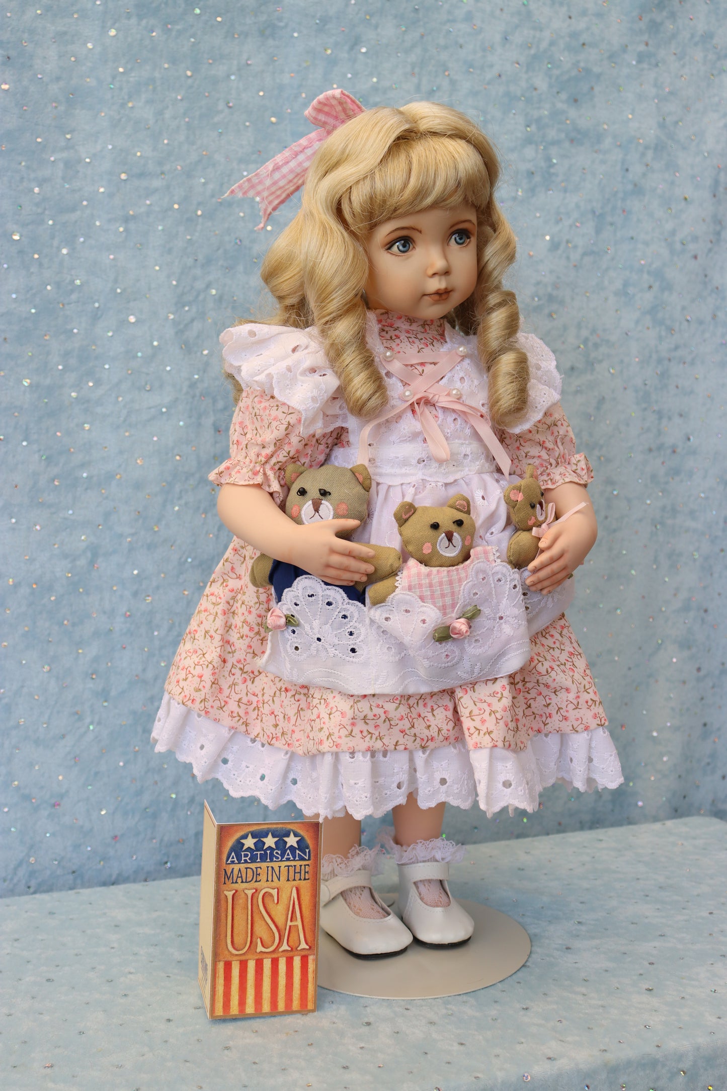 Portrait #1 - OOAK - 18" Porcelain Doll - from Dianna Effner Expressions mold - MAFD