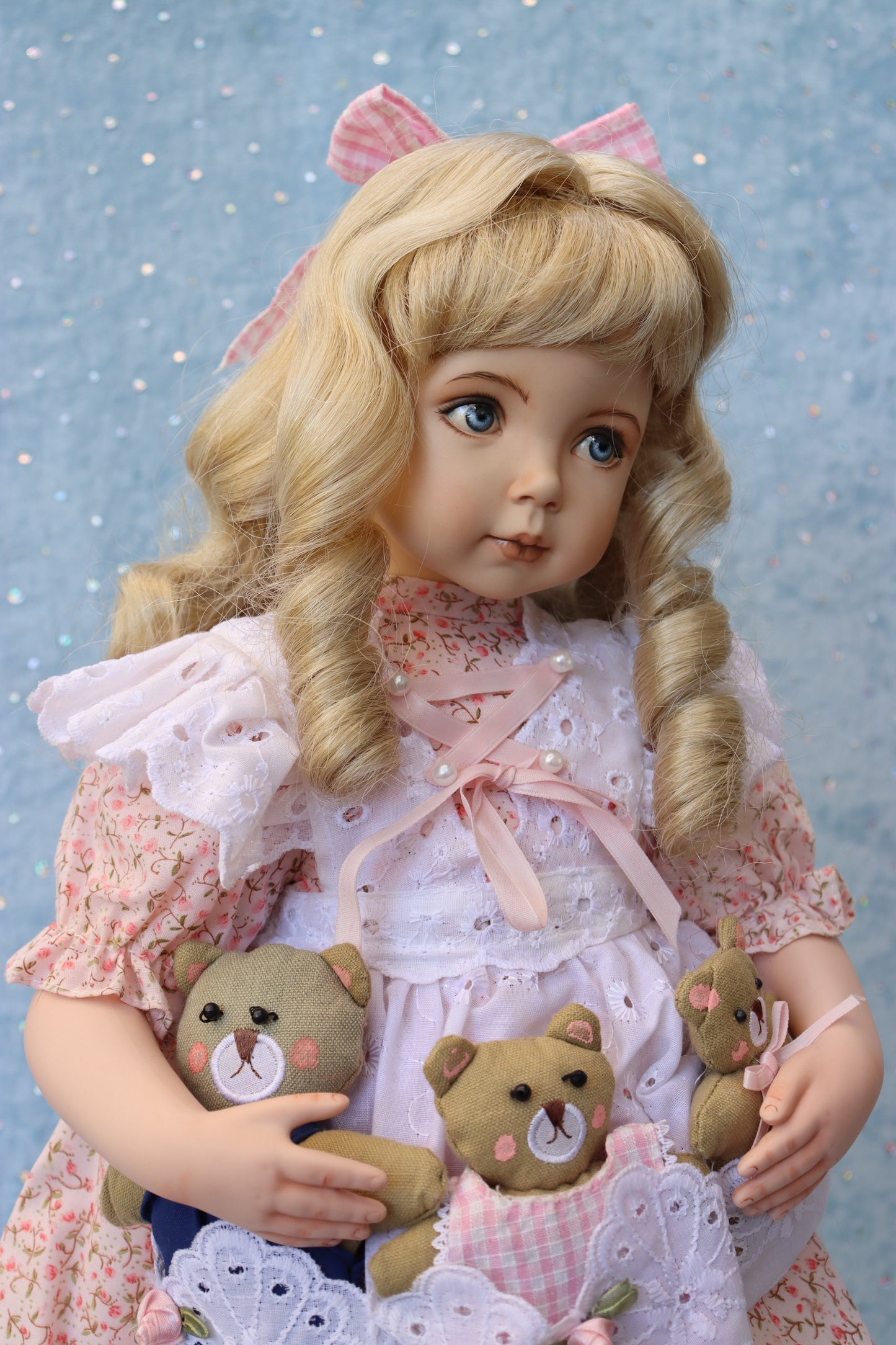 Portrait #1 - OOAK - 18" Porcelain Doll - from Dianna Effner Expressions mold - MAFD
