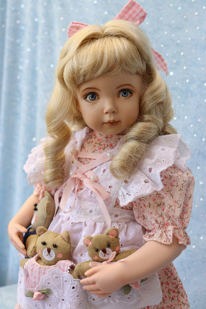 Portrait #1 - OOAK - 18" Porcelain Doll - from Dianna Effner Expressions mold - MAFD