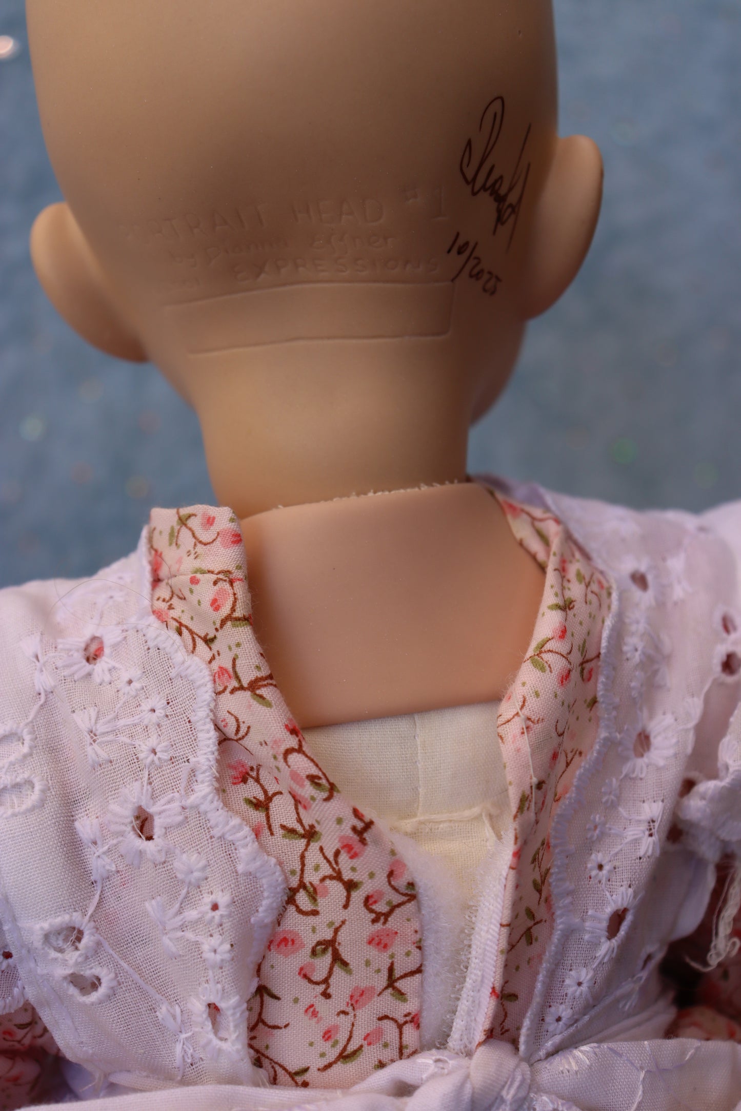 Portrait #1 - OOAK - 18" Porcelain Doll - from Dianna Effner Expressions mold - MAFD