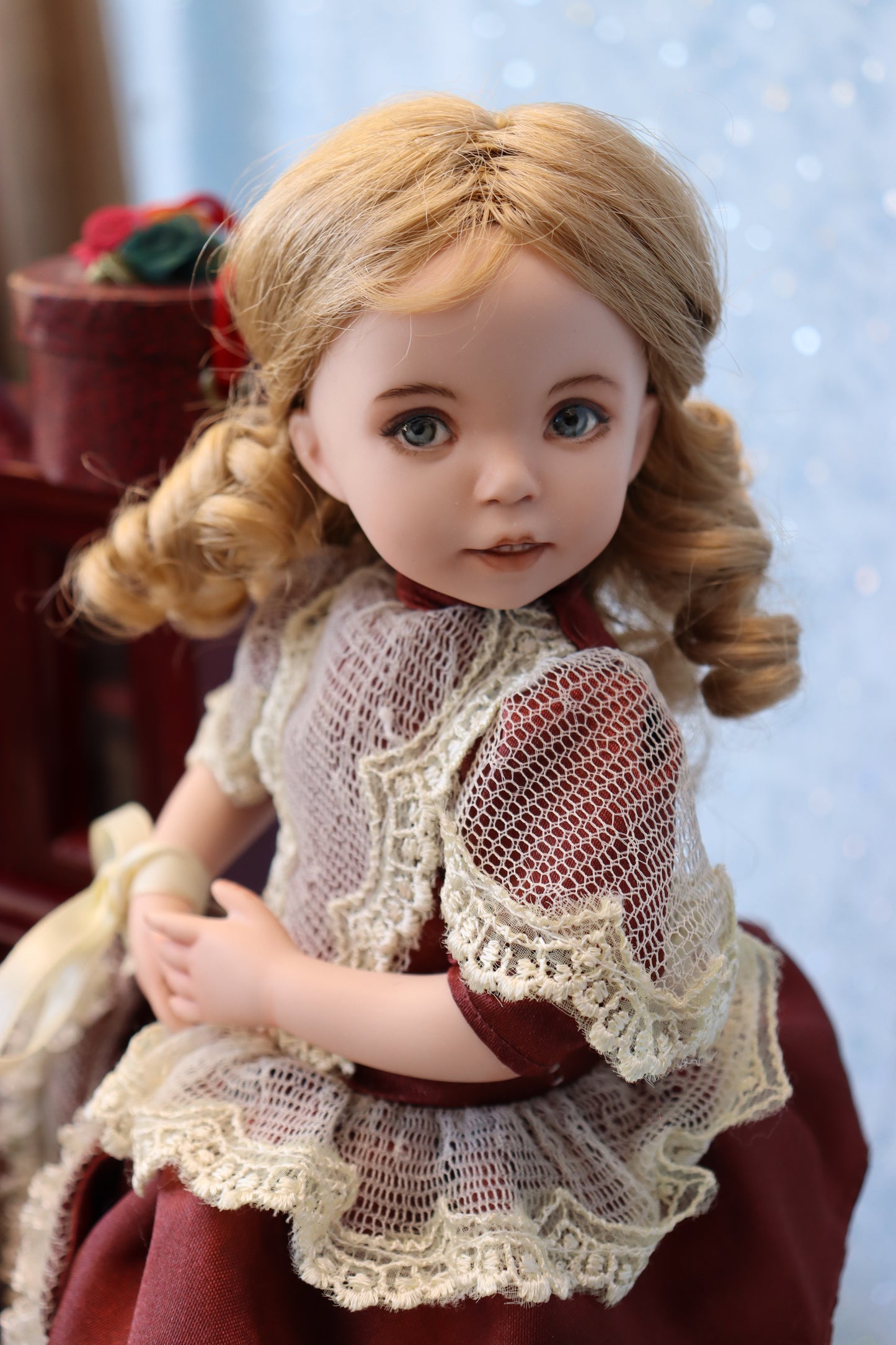 Jessica - OOAK - 11" Porcelain Doll - from Dianna Effner Expressions mold - MAFD