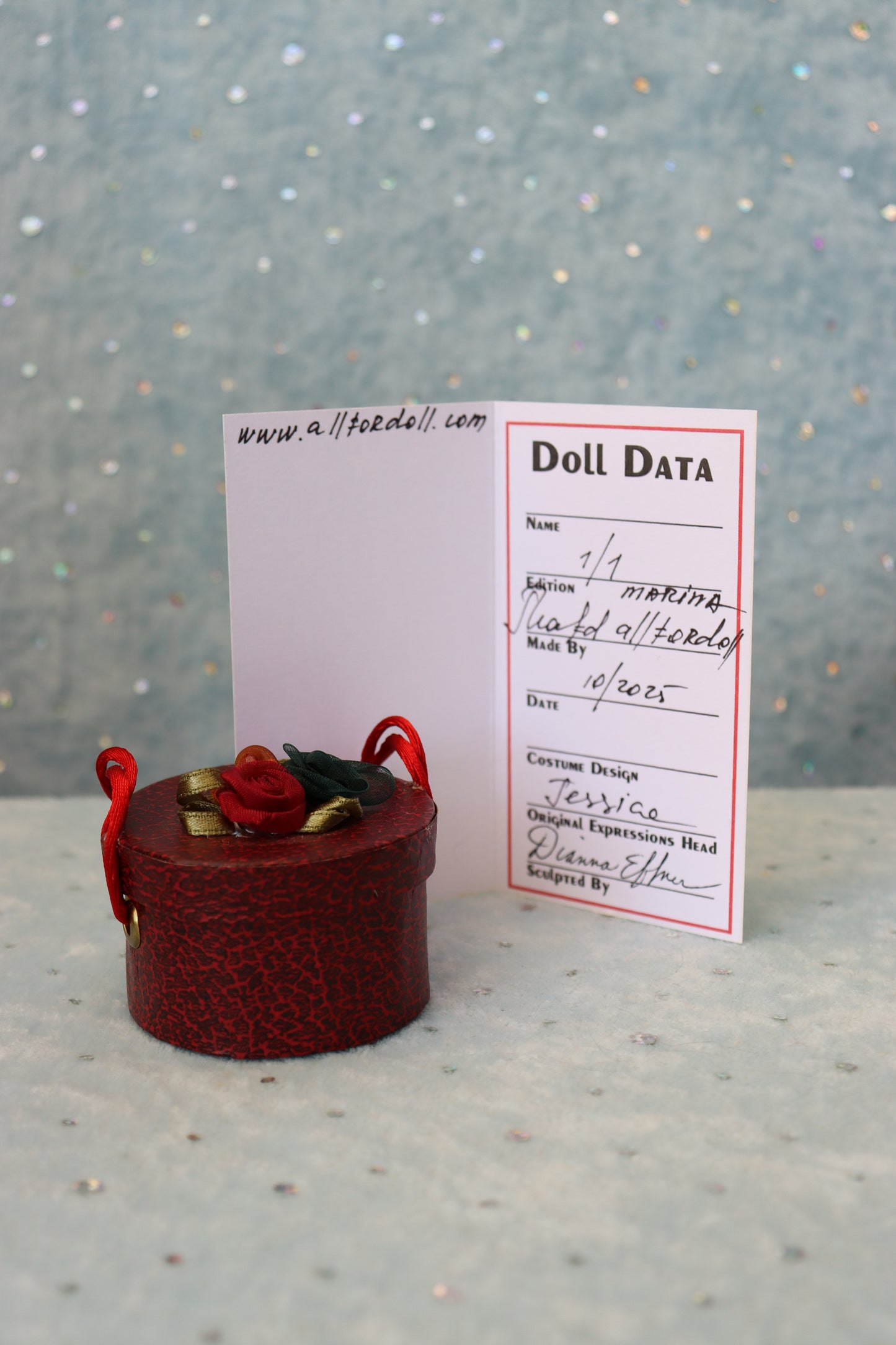 Jessica - OOAK - 11" Porcelain Doll - from Dianna Effner Expressions mold - MAFD