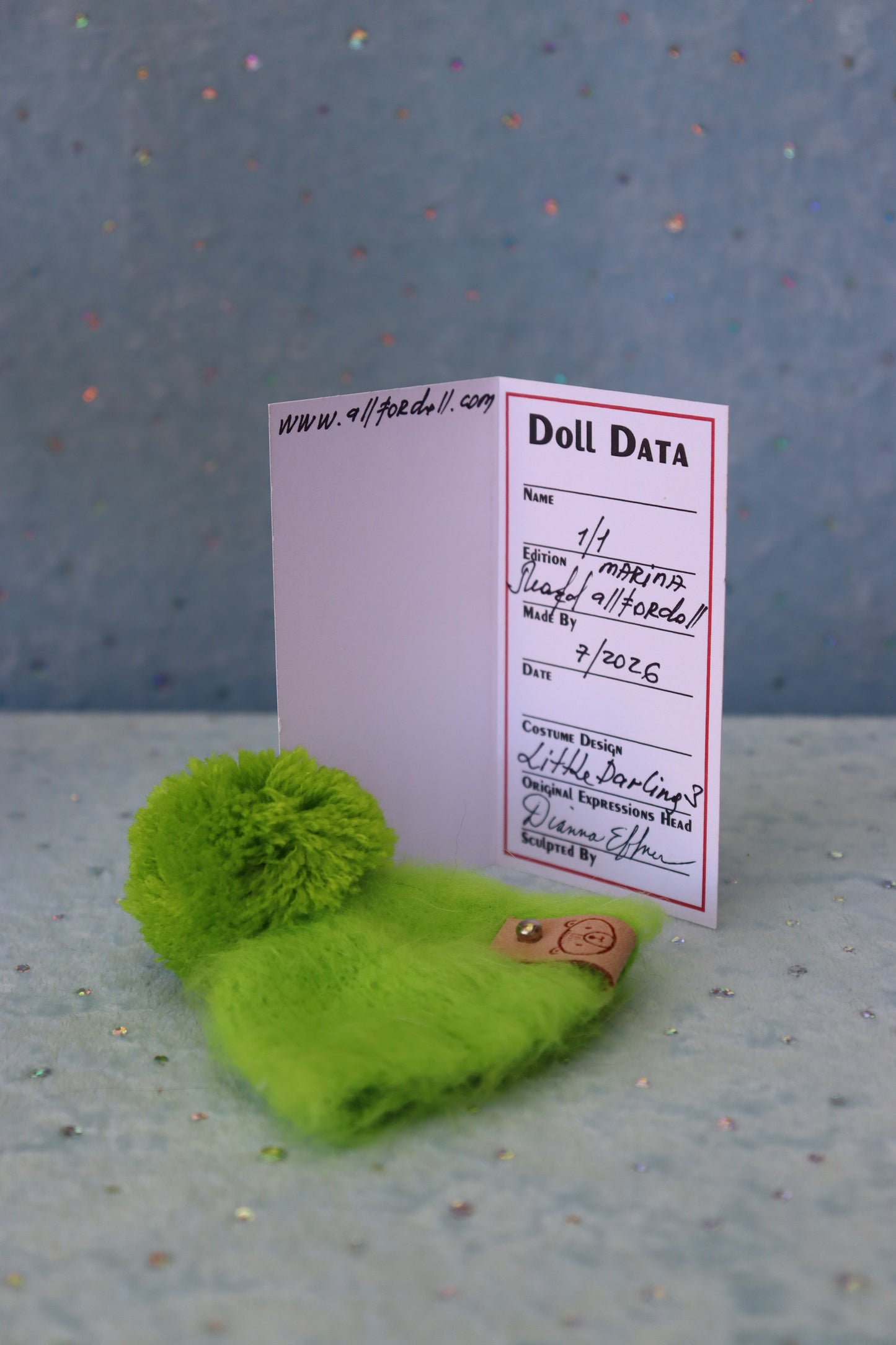 Little Darling #3 - OOAK - 11" Porcelain Doll - from Dianna Effner mold - MAFD