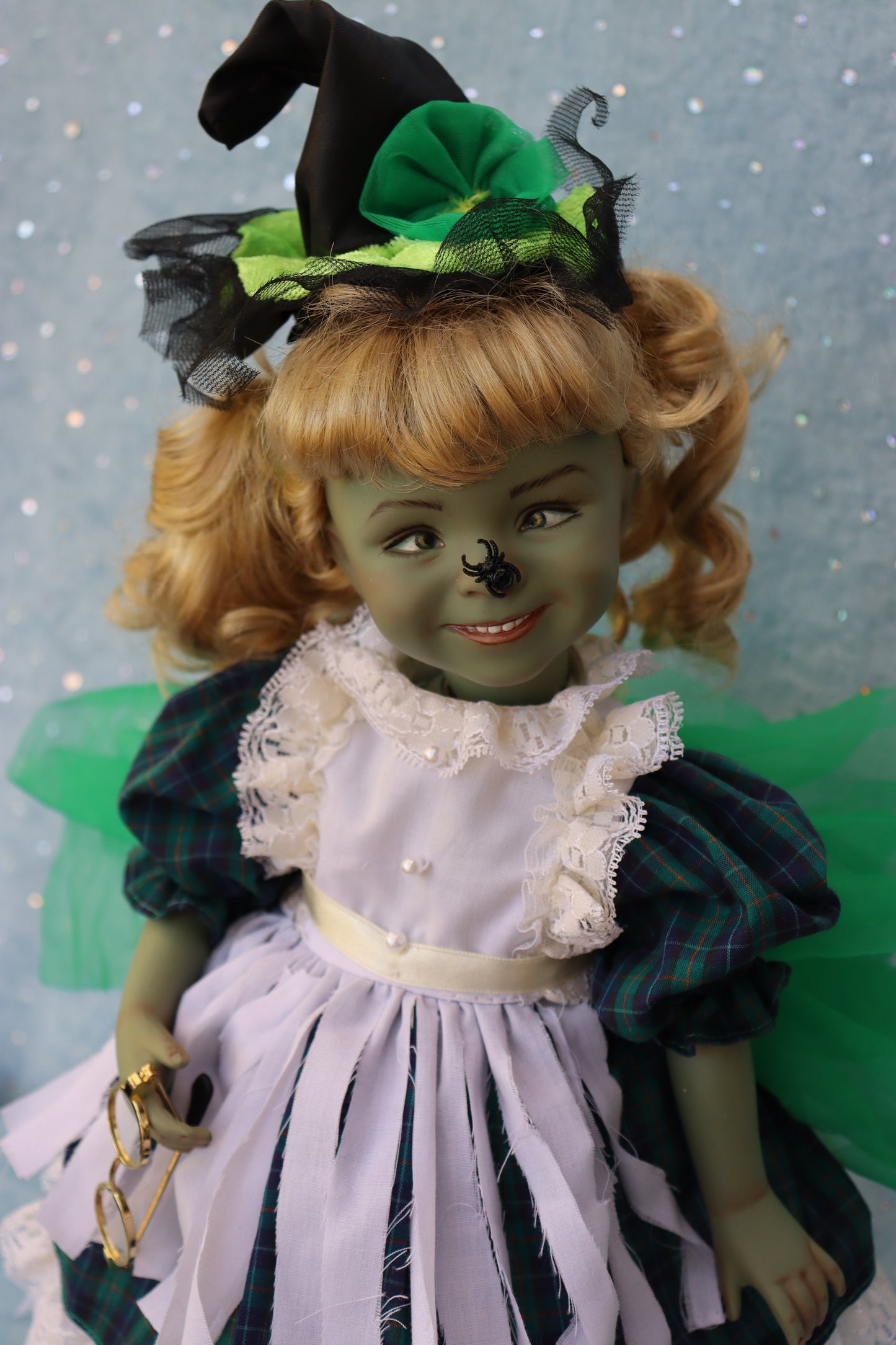 Carlie - OOAK - 14" Porcelain Doll - from Dianna Effner mold - MAFD