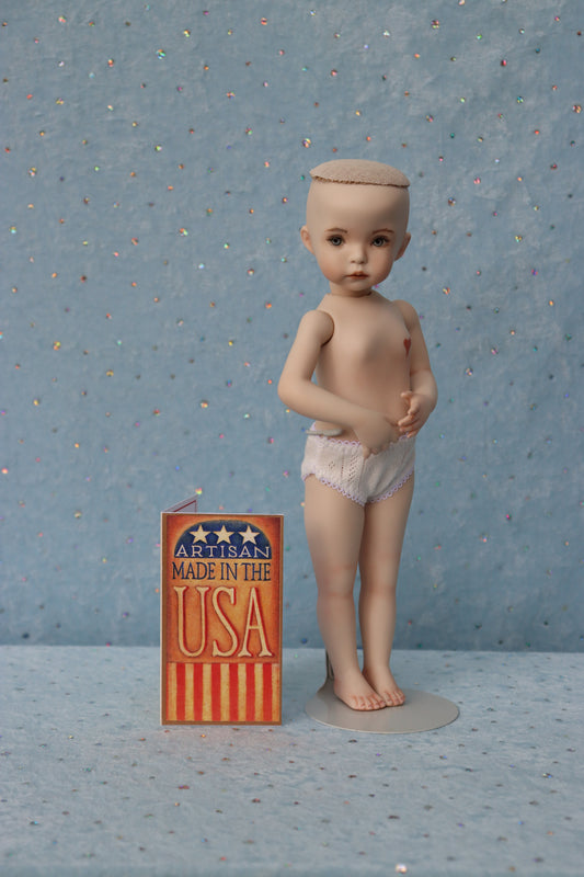 Jenny - OOAK - 11" Porcelain Doll - from Dianna Effner mold - MAFD