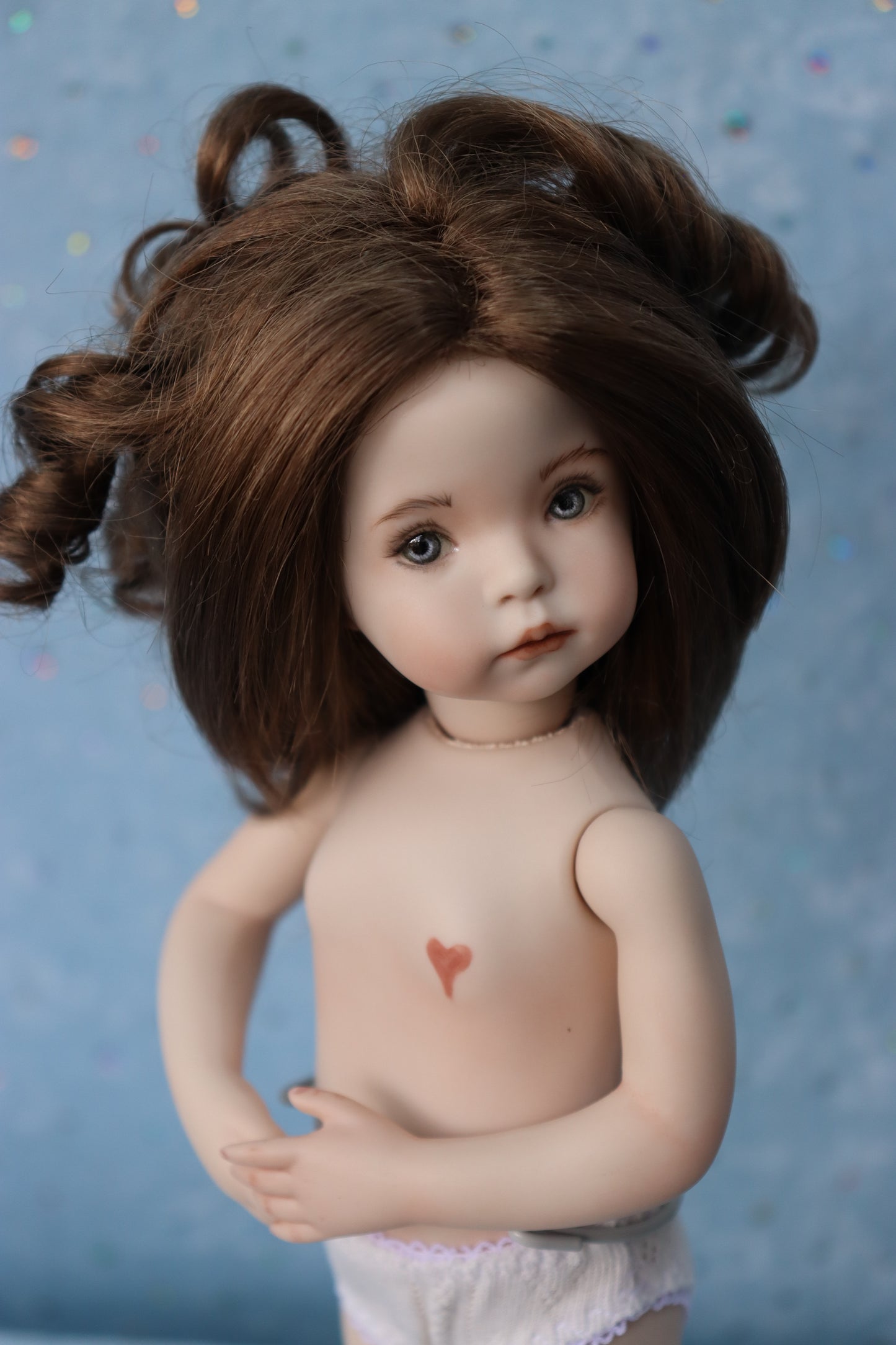 Jenny - OOAK - 11" Porcelain Doll - from Dianna Effner mold - MAFD