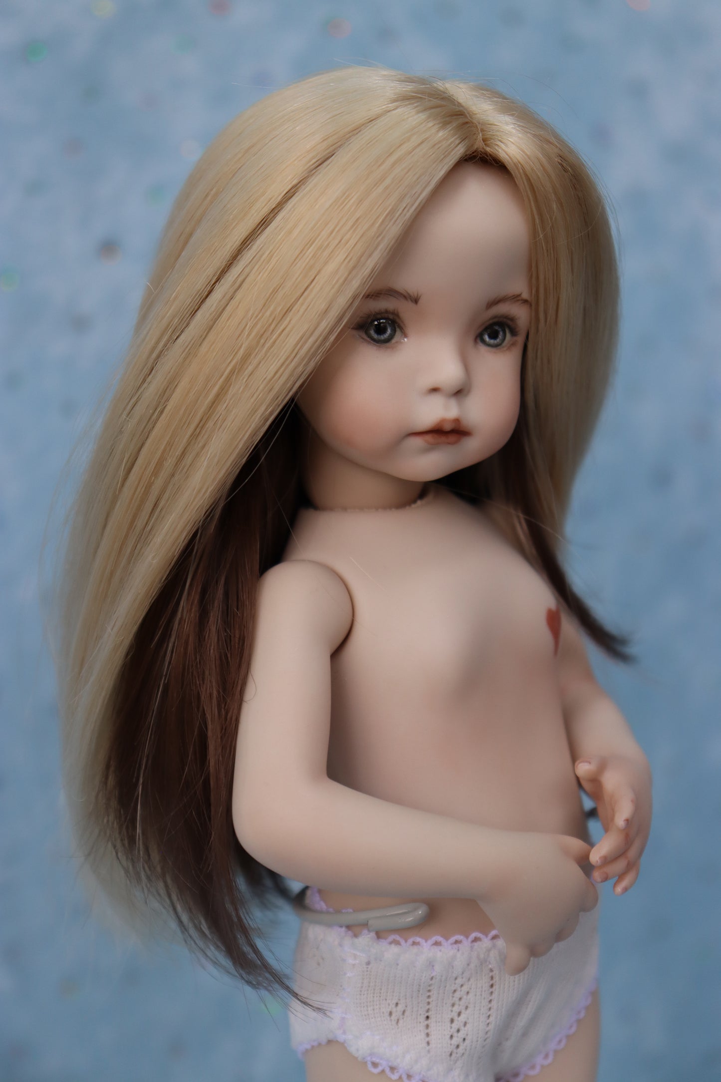 Jenny - OOAK - 11" Porcelain Doll - from Dianna Effner mold - MAFD