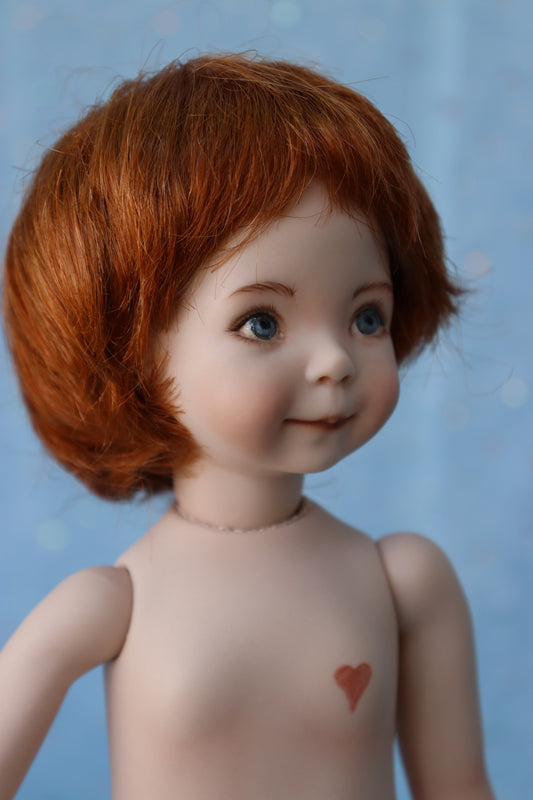 Jenny II  - OOAK - 11" Porcelain Doll - from Dianna Effner mold - MAFD