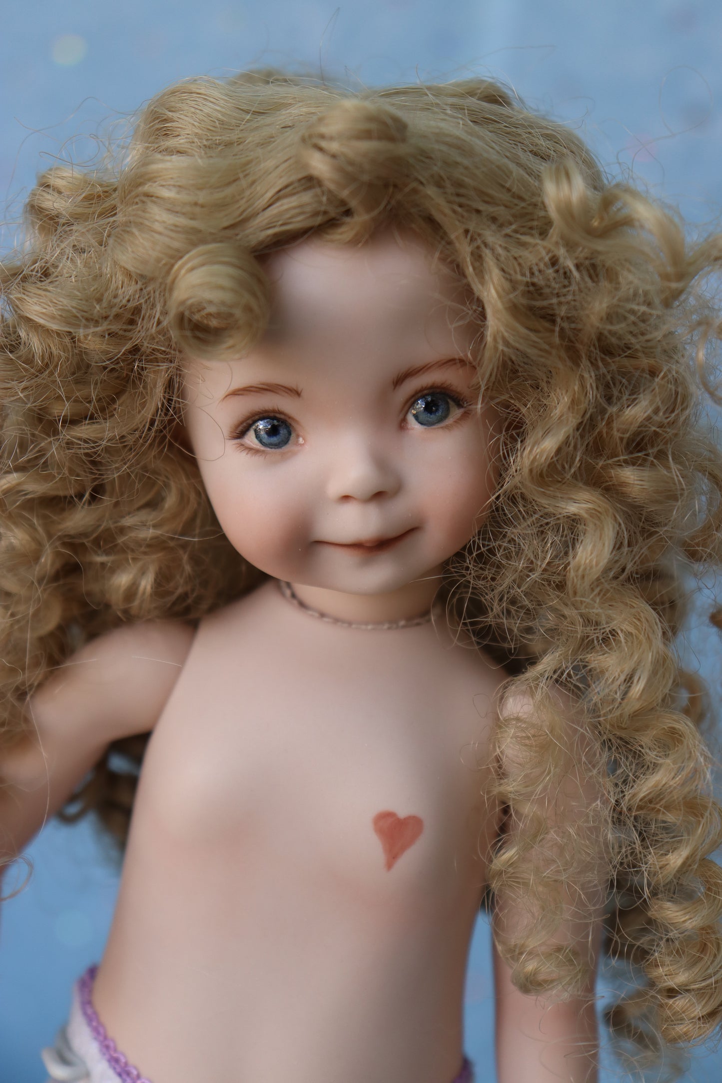 Jenny II  - OOAK - 11" Porcelain Doll - from Dianna Effner mold - MAFD