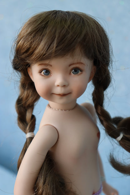 Jenny II  - OOAK - 11" Porcelain Doll - from Dianna Effner mold - MAFD
